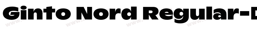 Ginto Nord Regular字体转换